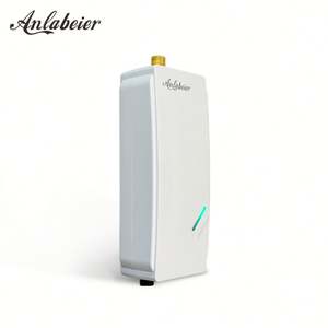 Calentador de agua eléctrico de tamaño mini para hoteles, pantalla LED de temperatura doméstica, elemento de calentador de baño sin tanque instantáneo de plástico - Product Image 2