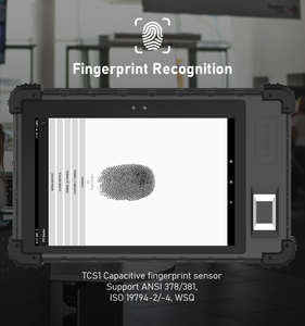 HFSecurity FP08 passaporto ID Card Scanner di codici a barre robusto Tablet biometrico identificazione delle impronte digitali per il Census - Product Image 3