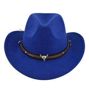 Cowgirl Cowboy Hat Adulte Déguisement Hommes Dames Texas Wild West Jazz Hat - Product Image 2