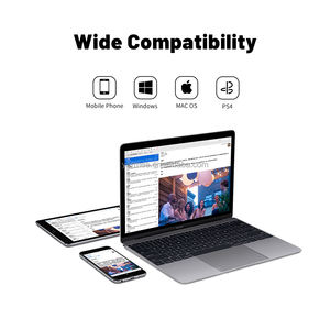 لنمط كارديويد USB متصل ميكروفون مكثف قطبي سلكي لتسجيل الألعاب استخدام مؤتمر مباشر من البلاستيك - Product Image 5