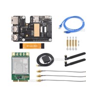 Module HAT PCIe vers MiniPCIe / Gigabit Ethernet / USB 3.2 Gen1 pour Raspberry Pi 5, Interface MiniPCIe, Module 4G, Réseau haute vitesse