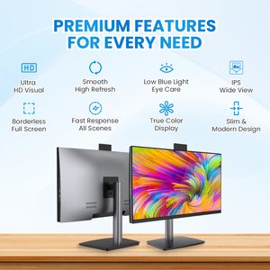 Moniteur PC Yingtouch X238 blanc à surface incurvée de 27 pouces, fonctionnement silencieux à faible bruit, <span class=keywords><strong>grand</strong></span> <span class=keywords><strong>écran</strong></span>, ordinateurs - Product Image 5