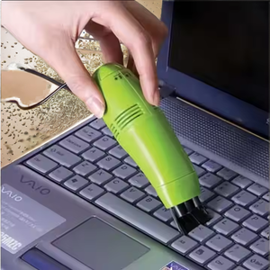 Mini <span class=keywords><strong>aspirateur</strong></span> portable USB léger pour l'hôtel, pour le nettoyage du clavier d'ordinateur portable, filtre lavable, éclairage laser - Product Image 2