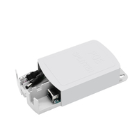 Répartiteur PoE 10/100 Mbps en plastique étanche pour extérieur, non isolé, 48V vers 12V 1.2A, pour caméra réseau IP