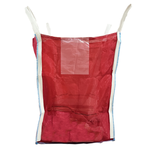 1.5トン通気性ジャンボFIBCバッグ1250kg通気性バルクウッドPPレッドバッグジャガイモ薪玉ねぎ用 - Product Image 3