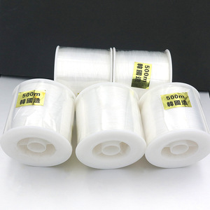 White Flat Elastic <b>Thread</b> 500m <b>Beading</b> Jewelry Making DIY Supplies - Product Image 3