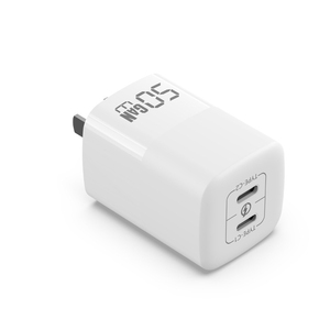 <span class=keywords><strong>Chargeur</strong></span> double <span class=keywords><strong>C</strong></span> 50W GaN PD50W Tête <span class=keywords><strong>de</strong></span> charge rapide pour téléphones mobiles tablettes ordinateurs portables Type-<span class=keywords><strong>C</strong></span> Adaptateur <span class=keywords><strong>de</strong></span> charge rapide - Product Image 2