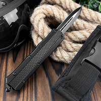Couteau de chasse pliable en acier inoxydable 440C, manche en alliage de zinc, couteau tactique EDC, couteau de poche utilitaire, camping en plein air, OEM ODM