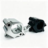 ZN08S50 Pince de fixation rapide en aluminium pour truss, compatible 44-53MM (1.73-2.09in), charge 500kg, pour éclairage de scène DJ, discothèque et événements.