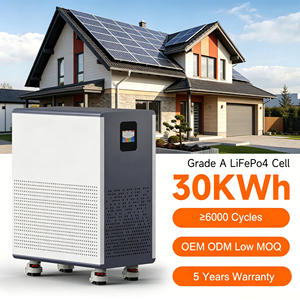 แบตเตอรี่ลิเธียมแบบตั้งพื้น 51.2V หน้าจอสัมผัส 30kwh LiFePO4 48v 1000ah 600ah สำหรับระบบไฮบริดกริด  แบตเตอรี่สำรองพลังงานภายในบ้าน - Product Image 2
