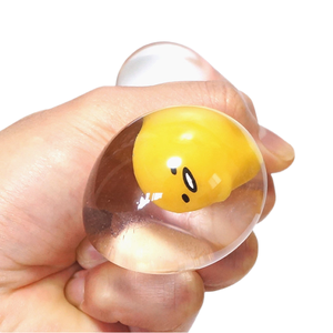 SYH510 Anti-Stress Egg Decompression <b>Squishy</b> Stress Ball Fidget Toy for Boys & Girls Ages 0-24 Months Made of Plastic - Product Image 1