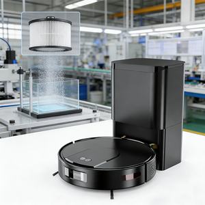 V2G-SJ Smart Robot Aspirador Vacuum Cleaner Sweeping <b>Mopping</b> Gyro Navigation Self-Emptying Dust Collection HEPA Wet <b>Dry</b> Hotel - Product Image 1