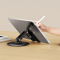 Nouveau support de téléphone magnétique rotatif à 360° flexible et pliable pour iPad, idéal pour une utilisation sur table ou bureau - Vente en gros 2025