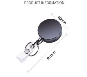 Portacredenciales Retráctil de Metal Resistente y Accesorios - Product Image 6