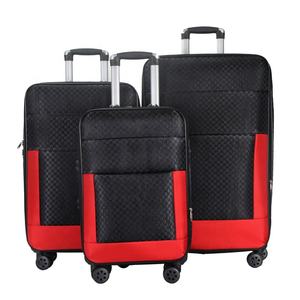 Qideming 2025, juego de viaje de lujo, alta calidad, 3 piezas, bolsa de equipaje de nailon suave, peso ligero, maleta con ruedas de 20/24/28 pulgadas, económica para - Product Image 1