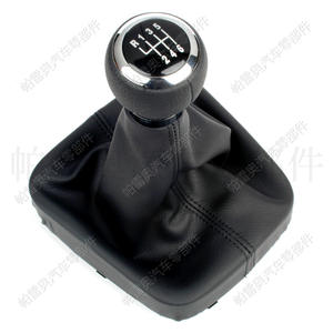 Palanca de cambios de cuero de 6 velocidades para Volkswagen Passat B6 Golf Jetta5 2006-2011, diseño ergonómico - Product Image 1