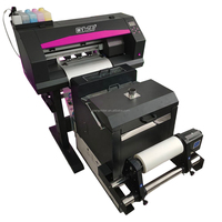 Imprimante chaude double tête I3200 XP600 A3 DTF, imprimante de Film à transfert Direct de 30 Cm avec secoueur de poudre pour T-shirts tous tissus
