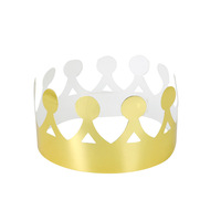 Chapeaux en papier Ychonee très populaires pour fêtes d'anniversaire, couronnes dorées, fournitures pour baby shower, décorations pour fêtes d'anniversaire d'enfants