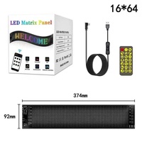 Panneau lumineux LED flexible imperméable pour la lunette arrière de la voiture, panneau matriciel LED avec télécommande par application, écran textuel, nouveauté