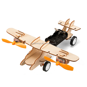 Sinh viên tự làm twin-vít máy bay bằng gỗ Kit giáo dục thí nghiệm thiết lập mô hình công cụ giảng dạy cho các lứa tuổi 6 + - Product Image 1