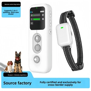 Nuevo Dispositivo de Entrenamiento para Perros con Control Remoto de Plástico, con Descarga Eléctrica y <span class=keywords><strong>Collar</strong></span> Antiladridos para Cachorros, Modelo YM1 - Product Image 5