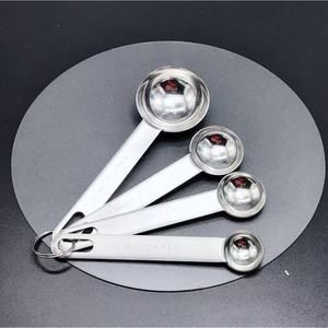 Stainless Steel <b>Measuring</b> <b>Spoons</b> 4 Piece Set Long Handle Dishwasher Safe Baking Kitchen Cooking Seasoning <b>Spoon</b> Set - Product Image 4