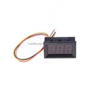 Mini voltmetri digitali 0-99.9V LED Display digitale misuratore di pannello 99.9V blu DC Power Monitor basso consumo energetico a tre fili