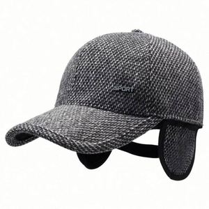 Winter Adjustable Ear <b>Protector</b> Cotton Hat for Men Middle-aged Elderly Outdoor Cold-proof Baseball Cap Warm Thickened Sports Hat - Product Image 1
