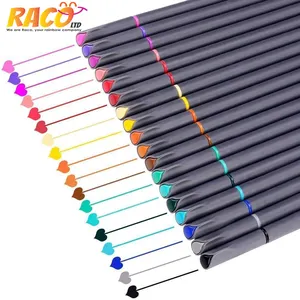 ปากกาสีเส้นบางปลายปากกาวาดรูป,ปากกามีรูพรุนสำหรับจดบันทึกการเขียนจดบันทึกการระบายสีปฏิทิน