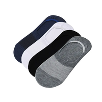 Chaussettes Mocassins pour Hommes Chaussettes pour Hommes de Haute Qualité Chaussettes Anti-Faute de Couleur Invisible Hommes No Show