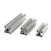 Profils d'assemblage modulaires en aluminium anodisé série 6000 (4040, 4060, 4080, 40120) avec services de soudage, découpe et pliage