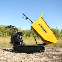 AUSTTER CE OEM 500kg Benzinmotor angetriebener Kettenrad-Klein transporter Mini dumper