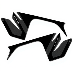 Labelbike 2 piezas de protectores laterales de tanque de gel 3D adhesivos para motocicletas Yamaha MT-10, origen Italia - Product Image 1