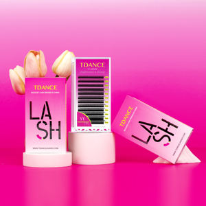 Extensiones de Pestañas de Marca Privada OEM, Curva C/D, 0.07mm, Estilo Fox Slant YY, Extensiones de Pestañas YY Slant Flying - Product Image 4