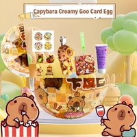 Nouveau style : Kit de colle créative Guka Capybara, porte-clés à coller fait main, mignon, pour filles et enfants, cadeau de la Fête des Enfants, jouet capsule