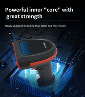 Lecteur de codes-barres sans fil 2D, scanner de codes-barres portable avec clé USB