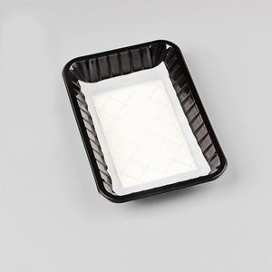 Almohadillas Absorbentes de Agua para Carne, Ecológicas, de Grado Alimenticio, 130 mm x 90 mm, 3000 Unidades por Caja, 40 ml/unidad, Extienden la Vida Útil, Misource, 1~3 Días - Product Image 1