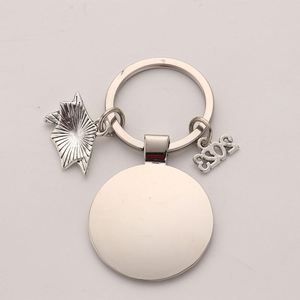 Hot 2025 <b>Customized</b> Logo Promotional Brand <b>Keychains</b> Blank Heat Transfer <b>Keychains</b> for DIY Perfect for Graduation Season Gifts - Product Image 3