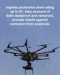 Controladores de Motor ESC sin Escobillas FRC <span class=keywords><strong>FRESC</strong></span> 4S-20S 150A 200A IP67 a Prueba de Agua para Drones, Efoil, Aviones y Otros Dispositivos - Product Image 5