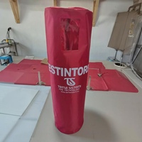 Housse de protection pour extincteur RED Jinkai en tissu Oxford flexible, ignifuge, imperméable et anti-poussière, pour la lutte contre les incendies