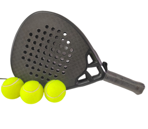 Raquetas de Pá<span class=keywords><strong>del</strong></span> de Primera Categoría con Superficie de Fibra de Carbono de 12k y Espuma Viscoelástica EVA - Raquetas de Pá<span class=keywords><strong>del</strong></span> Ligeras - Product Image 1