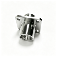 Pièces de raccordement à bride en acier inoxydable 316L usinées sur mesure par tournage et fraisage CNC avec service de perçage et polissage électrolytique