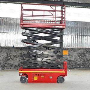 Plataforma Elevadora Hidráulica Eléctrica Portátil Pequeña para el Hogar, Mesas Elevadoras <span class=keywords><strong>de</strong></span> Tijera para Construcción e Industria - Product Image 4