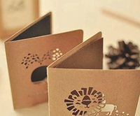 Cartes de vœux 3D pop-up personnalisées, créatives et modernes, en papier kraft imprimé UV, en forme de fleur, rose poudré, pour la remise des diplômes et la fête des pères