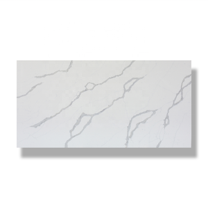 Modern Calacatta <strong>Quartz</strong> Slabs Factory Direct Kitchen <strong>Countertops</strong> Artificial Stone with Fish belly <strong>Veins</strong> - Product Image 1