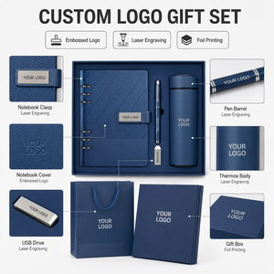 Set de Regalo Premium para Empleados, Set de Regalo de Bienvenida, Regalos Promocionales al por Mayor, Caja de Regalo con Logotipo Grabado, Set de Regalo de Fin de <span class=keywords><strong>Año</strong></span>, Set de Regalo para Recursos Humanos - Product Image 3