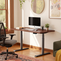PRORIALS Table élévatrice électrique à double moteur, réglable, bureau solide, bureau informatique, mobilier en acier, bon prix