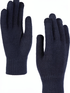 Gants d'hiver pour hommes et femmes, à doigts entiers, antidérapants, en gel de silicone, avec poignets élastiques, thermiques, doux, en acrylique jacquard, pour le sport, le cyclisme, le ski - Product Image 1