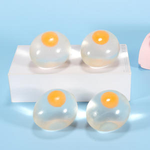 CHENXI Pelotas Antiestrés de TPR con Forma de Huevo, Bolas de Agua para Aliviar la Tensión y el Estrés, Juguetes Blandos de Descompresión - Product Image 2