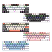 Clavier mécanique personnalisé 60% RGB Hot Swap Mini Gaming filaire